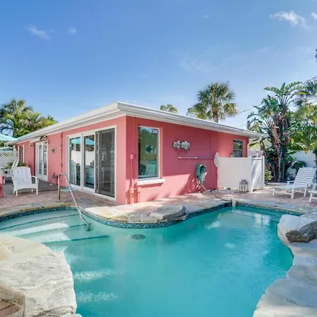 Modern Beach Cottage With Heated Pool Close To Beach